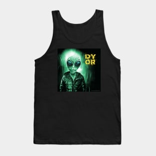 Funny Alien Retro Sci Fi DYOR Tank Top